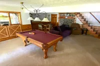 Secluded SW Michigan Lake View Log Cabin w/ Fire Pit & Deck on Long Lake