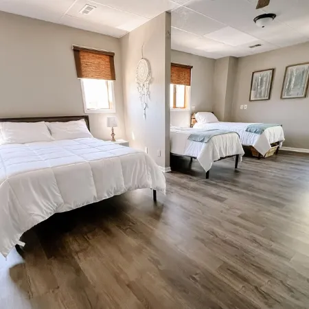 Waterfront 3 bedroom upper vacation home.