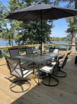 Lake house on the point with beautiful lake views!
