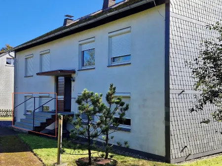 Ferienwohnung Sonnenhang im Boho-stil mit Balkon