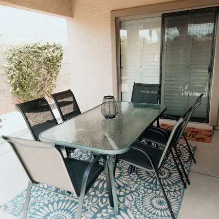 Welcome to this updated beautiful home. Heated community pools. Sleeps 6