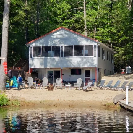 Waterfront!!! Gentle sloping beach highlights this updated waterfront home!