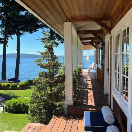 Magnificent up-close WATERFRONT "SunBright Le Reve"   Premier westside Orcas