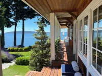Magnificent up-close WATERFRONT "SunBright Le Reve"   Premier westside Orcas
