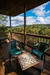 Cliffhanging Cabin over French Broad River between Hot Springs, NC and Gatlinburg Tn