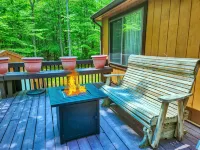 Spacious Deck and Well-Equipped Gym - Inviting Mountain Retreat
