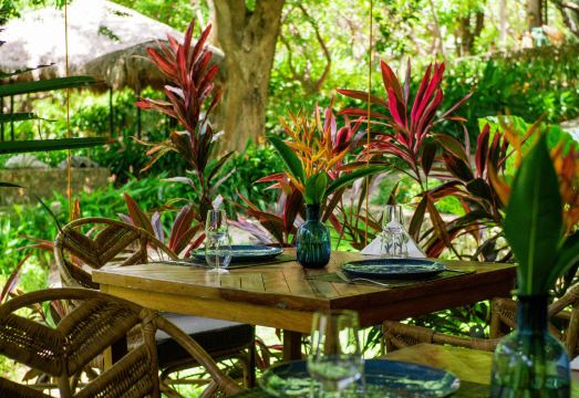 꿈의 해변 리조트에서 바라본 아름다운 바다 전망