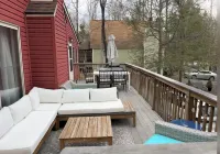 Steps away from the main beach/pool in the Hideout
