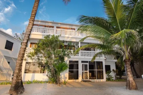 Beachfront family villa