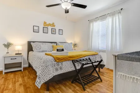 Your Boho Beach Retreat Awaits! Pool Home 15 Mins to the Beach!