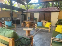 Spacious Palapa half a block of waterfront.