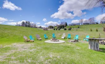 Walk to Beach Home with Game Room and Yard in Algoma!