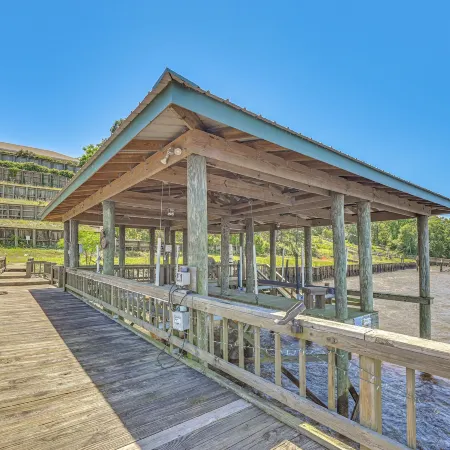 Boat Dock & Hot Tub: Waterfront Home in Milam!