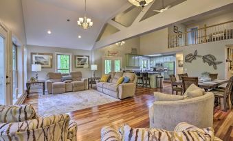 Lakefront Jacksons' Gap Home w/ Deck, Dock & Views