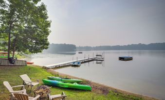 Lakefront Sister Lakes Vacation Rental w/ Dock!