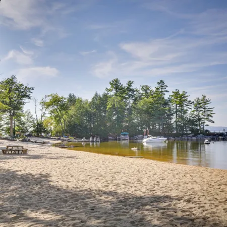 Frye Island Family Cabin with Lake & Beach Access!