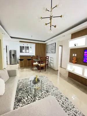 Charming 3-bedroom apartment with AC, WiFi and Parking in La Vega, Dominican Rep Hotels in La Vega