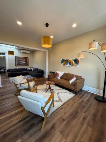 Charming Downtown Apartment with Bluff Views in Historic Decorah.