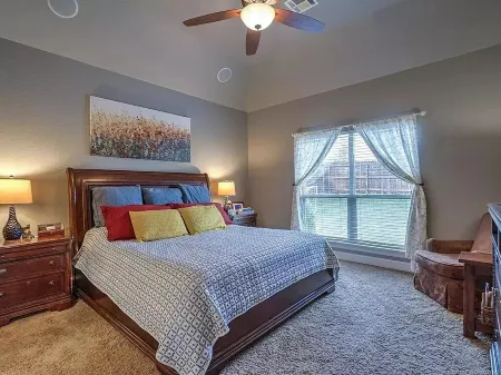 Recently Updated Home with outdoor grilling area and movie room