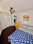 Private walkout basement apt with free parking spot.