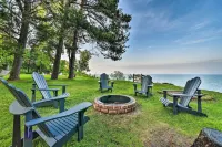 Waterfront Lake Huron Getaway: Private Beach! - 3-Star