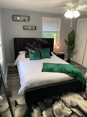 Stylish One Bedroom home 5 min away from Downtown. Hotels near Greensboro Science Center