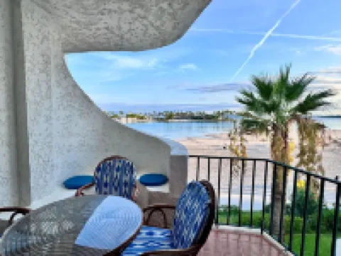 Apartment on the beach.