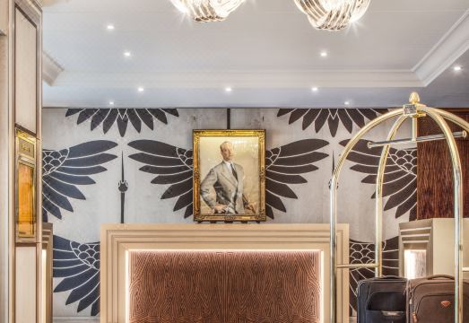 Hôtel Bristol Genève의 모던한 로비