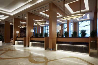Front Desk Sochi Marriott Krasnaya Polyana Hotel Photo