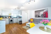 Central Apartment with 55” Smart TV+Netflix Hotel a Andover