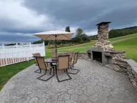 Name: Three Gables <br>Private Setting. Heated Pool. 4 Minutes to Dreams Park. Hotels in Otsego