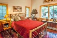 Adirondack Great Camp style home on beautiful Blue Mountain Lake