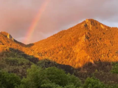 Wundervolle Erdgeschosswohnung mit Blick ins Grüne Hotels in Marquartstein