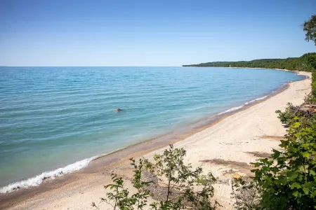 Private Waterfront Home on Lake Michigan