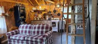 Wood Haven Lodge. Secluded, cozy log cabin in Northern Michigan.