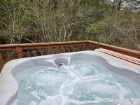 2BR cabin with private hollow, creek, and historic dam, minutes to trails/food