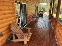 Riverfront Cabin : The Cozy Brown Trout Lodge Hotels in Oscoda County
