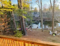 Grandmas Cottage on the River and the Rail Trail in Wolfeboro