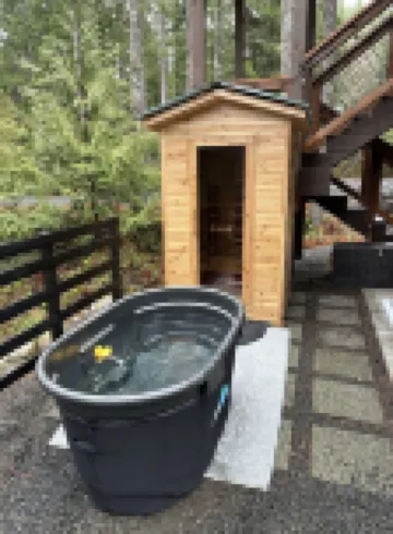 The Nest @ Pine Lodge - outdoor sauna & cold plunge tub, EV chrg, pets, AC