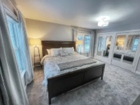 The Blue House with Lake Views