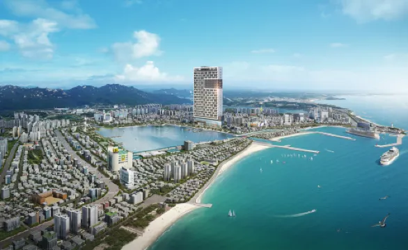 속초항의 아파트먼트 (23m², 침실 1개, 프라이빗 욕실 1개)