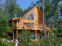 Lake Superior Luxury Log Home, Sauna, Waterfront, Amazing Views - Chalets