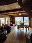 Hand Crafted Log Cabin On The Salmon River With Private Sand Beach