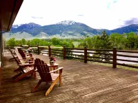 Stunning views right on the Majestic Yellowstone River!