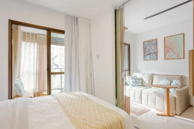 PB04 Cozy Apt 1 Suite 350m from Pituba Beach - Pituba Hotels in Pituba