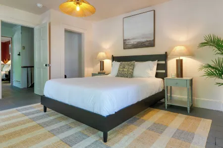 Relax in Style at Historic Modern on Main With Modern Amenities & Wooded Views