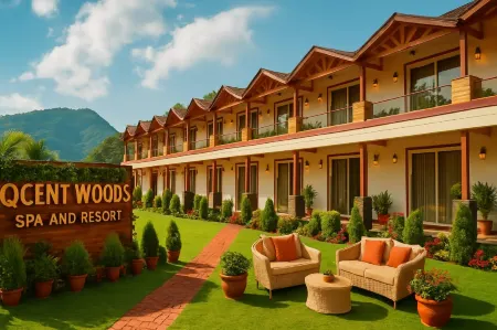 Qcent Woods Resort & Spa, Rishikesh Отели рядом с достопримечательностью «Eden Rock River Resort»
