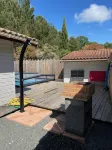 Near Soulac/mer 50M² air-conditioned chalet with private heated indoor pool