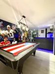 Outdoor Pool with Bar-B-Q & Television, Indoor Pool Table, Indoor Bar, PS5, Etc.