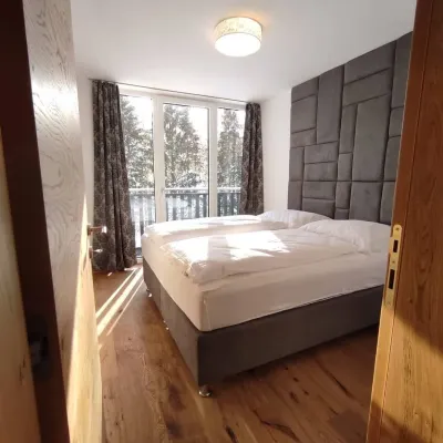 Exclusive apartment with mountain views in a ski paradise